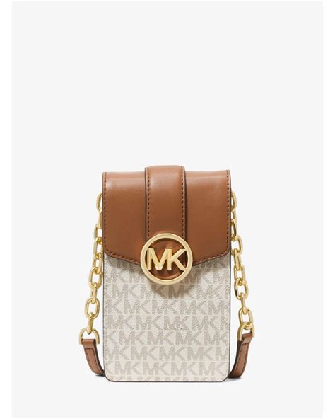 carmen small michael kors|Carmen Small Logo Smartphone Crossbody Bag .